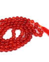Natural Carnelian Mala Rosary 8mm Beads Size 108 +1 = 109 Beads