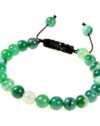 Natural Green Agate Unisex Adjustable Bracelet 8mm Beads Size - Image 4
