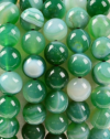 Natural Green Agate Unisex Adjustable Bracelet 8mm Beads Size - Image 8