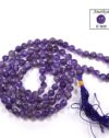 Natural Amethyst 6mm Mala 108 beads - Image 2