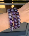 Natural Amethyst 10mm Bracelet - Image 3