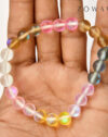 Energized Multi Aura Quartz Bracelet 8mm Beads Size - Image 5