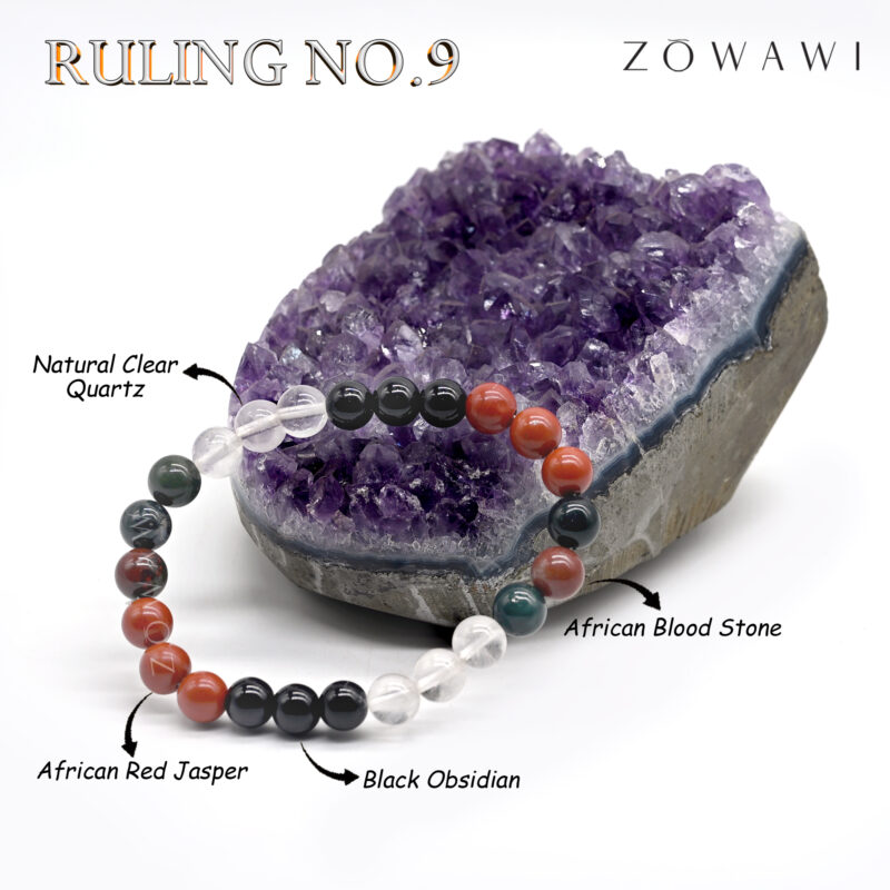 For Ruling No 9 Crystal Combination Bracelet