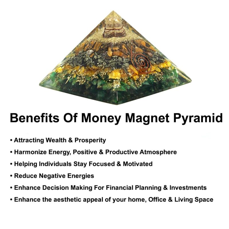 Money Magnet Orgone Pyramid For Money Attraction And Wealth Creation - Image 2